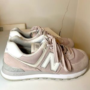 Pink Suede New Balance 574 Sneakers Women’s 8.5